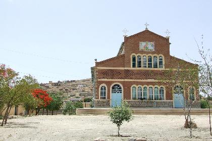 Orthodox church on one of the hills - Keren Eritrea.