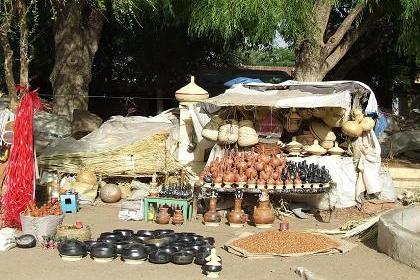 Pottery at the local market - Keren Eritrea.