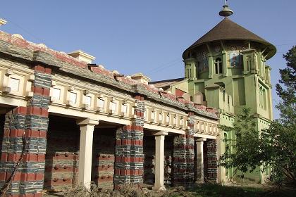 Nda Mariam Coptic Church (detail) - Asmara Eritrea .