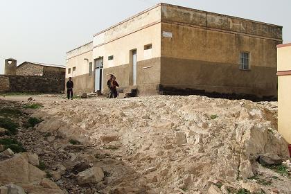 Houses build on mountain slopes - Sembel Asmara Eritrea.