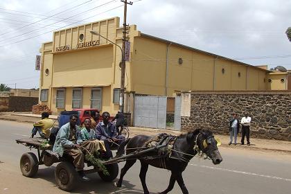 Cinema Africa  - Tegadelti Street Godaif Asmara Eritrea.