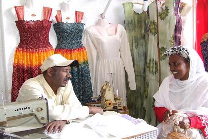 Tailors workshop - Asmara Eritrea.