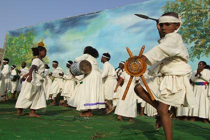 Dancing Tigrinya children - Festival Eritrea 2006 - Expo Asmara Eritrea.