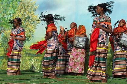 Tigre women dancing - Festival Eritrea 2006 - Asmara Eritrea.