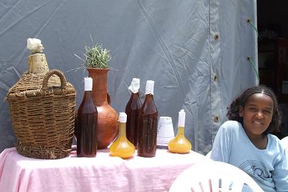 Traditional Eritrean drinks - Festival Eritrea 2006 - Expo Asmara Eritrea.