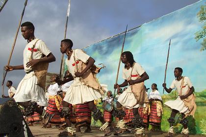 Kunama cultural group - Festival Eritrea 2006 - Expo Asmara Eritrea.