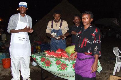 Boys selling water-melon - Festival Eritrea 2006 - Expo Asmara Eritrea.