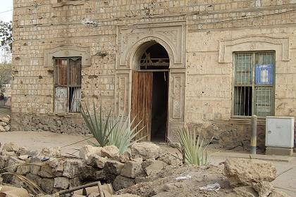 Carved decorations of door and window openings. Batse port district - Massawa Eritrea.