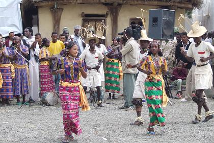 Kunama cultural group - Festival Eritrea 2006 - Asmara Eritrea.