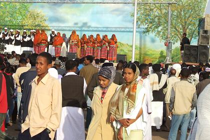 Main stage - Festival Eritrea 2006 - Asmara Eritrea.