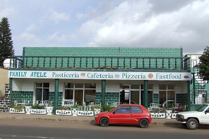 Family Ayele fast food restaurant - Warsay Avenue Asmara Eritrea.