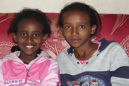 Yodith and her girlfriend - Asmara Eritrea.