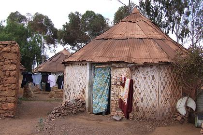 Traditional dwellings - Haz Haz Asmara Eritrea.