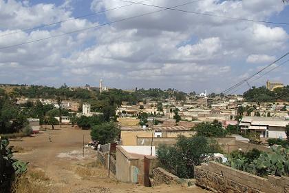 View over Mendefera Eritrea.