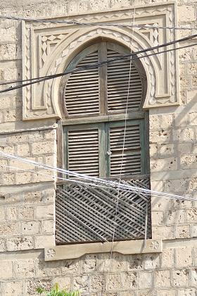 Coral block carvings and traditional shutters - Massawa Eritrea.