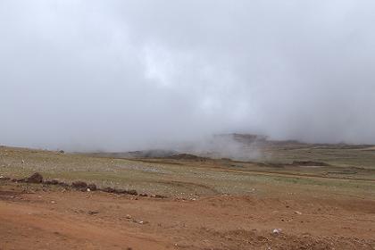 Clouds over the Hamasien plateau - Road to Adi Nefas.