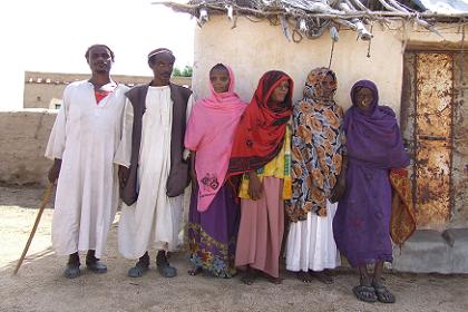 Idris, Mohammed Ali, Saedia, Bekita, Akiar and (mother) Fatuma - Afabet Eritrea.