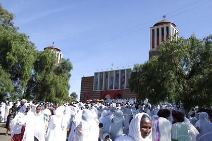 Nigdet festival - Mda Mariam Orthodox Cathedral Asmara Eritrea.