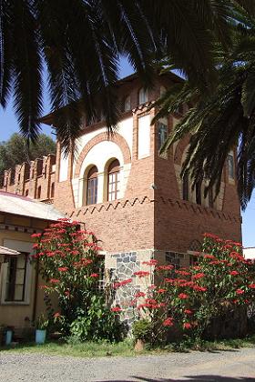 Department of water resources (detail) - Mariam Gmbi Street Asmara Eritrea.