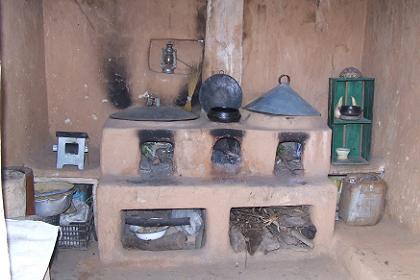 Traditional kitchen - Acria Asmara Eritrea.