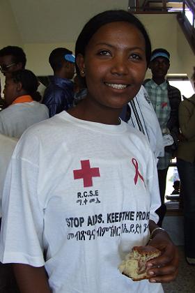 Conclusion ceremony of HIV/AIDS days in the ENCC offices - Denden Street Asmara Eritrea.