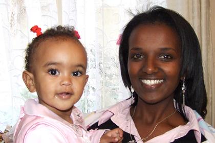 Celebration of the 1st birthday of Miriam Mengis - Asmara Eritrea.