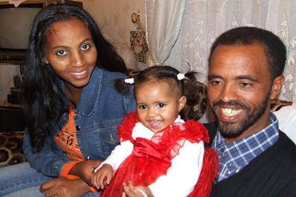 Celebration of the 1st birthday of Miriam Mengis - Asmara Eritrea.