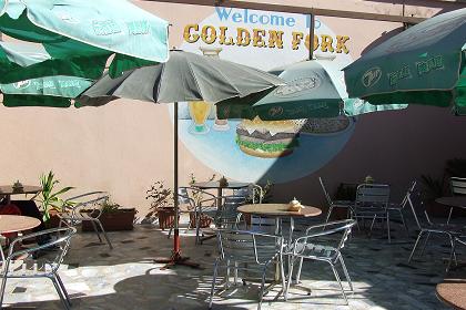 Golden Fork Bar and Fastfood restaurant - Warsay Street Asmara Eritrea.