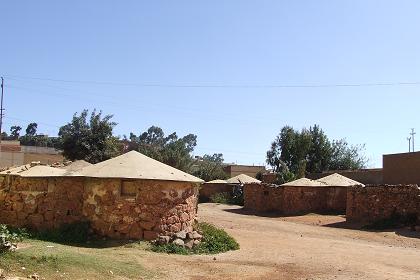 Agdos built by the Italians for families of Eritrean soldiers - Asmara Eritrea.