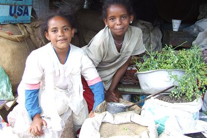 Shopkeeper - Medeber markets Asmara Eritrea.