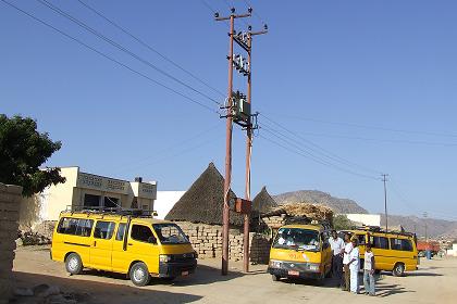 Minibus terminal - Keren Lalay Eritrea.