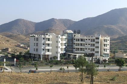 View from the railway track - Sarina Hotel Keren Eritrea.