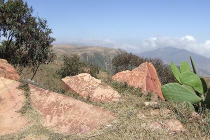 Scenic view from the top of the hill - Biet Georgis Asmara Eritrea.