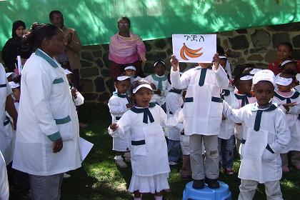 Celebration of Children's Day in the Garden of the Embassoira Hotel.