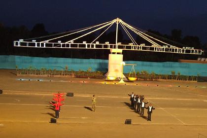 Live entertainment - Bathi Meskerem Square Asmara Eritrea.