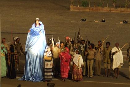 Musical drama - Bathi Meskerem Square Asmara Eritrea.