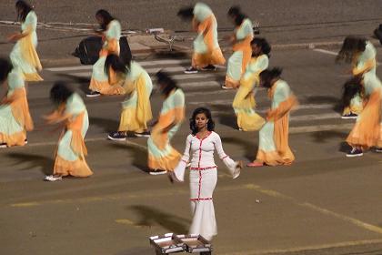 Live entertainment - Bathi Meskerem Square Asmara Eritrea.