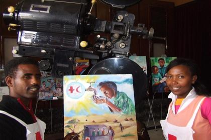 Red Cross & Red Crescent exhibition - Cinema Roma Asmara Eritrea.