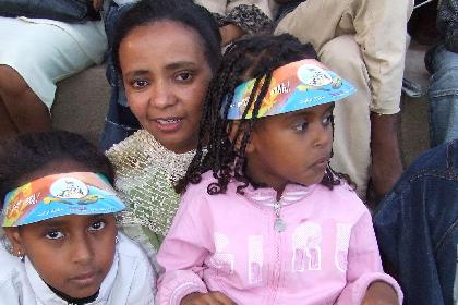 The audience at the evening show - Bathi Meskerem Square Asmara Eritrea.