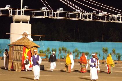 Short musical drama - Bathi Meskerem Square Asmara Eritrea.