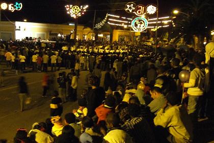 Performances and dance - Harnet Avenue Asmara Eritrea.