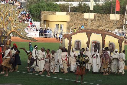 Musical drama - Stadium Asmara Eritrea.