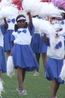 Show by students - Stadium Asmara Eritrea.