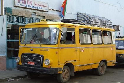 Old-timer taxi bus - Keren Eritrea.