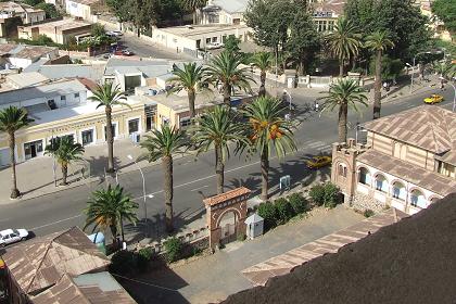 View from the bell tower - Harnet Avenue Asmara Eritrea.