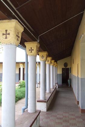 Monastery garden - Catholic Cathedral Asmara Eritrea.