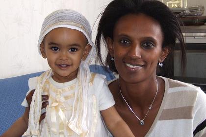 Miriam and Selam - Asmara Eritrea.