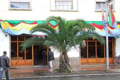Decorated Cathedral Snack Bar - Harnet Avenue Asmara Eritrea.
