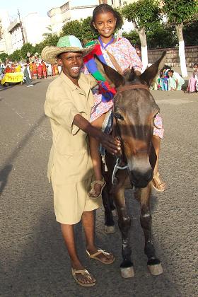 Representatives of Eritrean cultures - Community Parade Asmara.