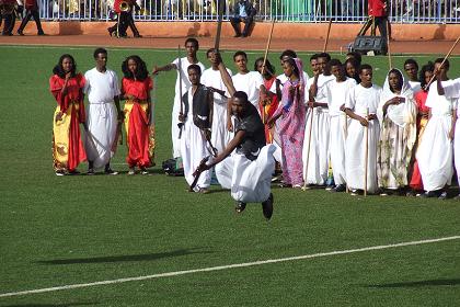 Dgiena (our home) a musical in Tigre - Ceremony of 17th Independence Day - Asmara Stadium.